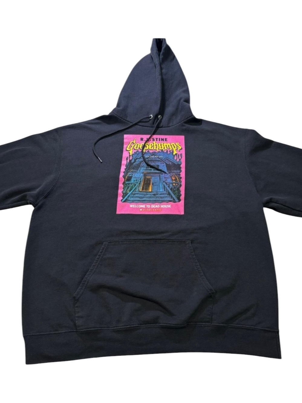 Dumbgood X Goosebumps Welcome to the Dead House Hoodie size Medium